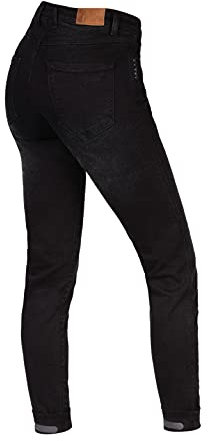 BROGER California Lady Motorradjeans Damen | Aramidfaser Futter | SAS-TEC Knie Hüfte Steißbein Protektoren | Reflektierende Elemente | Slim Fit