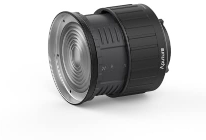 Aputure Fresnel 2X - Doppelobjektiv-Design, Kompatibel mit Bowens-Mount für Aputure LS 60/300 & Amaran Serie und andere Dauerlichter, Bringt Helligkeitssteigerung