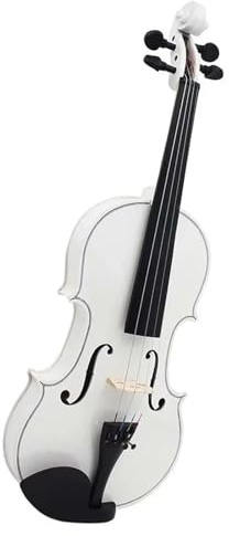 strumento violino Violino 4/4 Set Di Violini In Legno Massello Bianco Con Custodia In Tessuto Violino Per Strumenti A Corde Professionale Per Esercitarsi