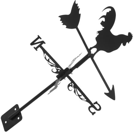 BESPORTBLE Veleta De Decorativa para Jardín Indicador Direccional De Viento De Hierro