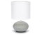 VoltShine Lámpara de mesa de cerámica E14, sin fuente de luz, ideal para decorar y crear ambientes acogedores en hogares y oficinas.