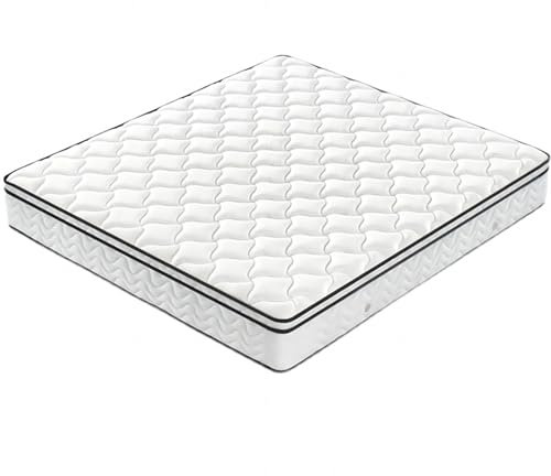 KUGGKKTP Hybrid-Matratze in Einzelbettgröße mit unabhängiger Federung und Schaumstoff, mittelfeste Unterstützung, Bewegungsisolationstechnologie, 25 cm Höhe, 135 x 200 cm, Boxspringmatratze