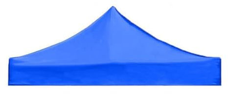 Bâche de rechange imperméable pour tonnelle d'extérieur - 3 x 3 x 3 m - Tissu imperméable bleu - Idéal pour une utilisation sur tonnelle de 3 x 4 m et 3 x 3 m