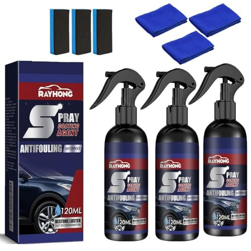 Turbo Shine Nexa, Limlex 3 en 1, spray de recubrimiento for autos, agente de recubrimiento de cristales cerámicos Rayhong, Moonlitcat, abrillantador de autos, agente de renovación de restauración de p