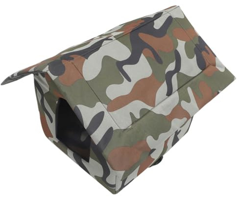 Toyvian Maison Isolée pour Chat Extérieur Forme de Pot de Miel Abri Résistant aux Intempéries pour Chats Errants pour Hiver