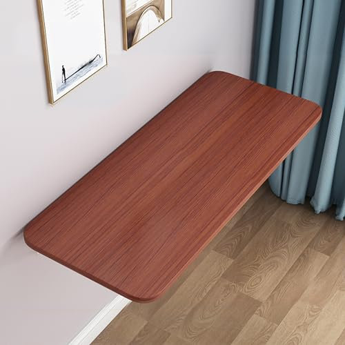 Tavolo da lavoro pieghevole da appendere al muro, tavolo da pranzo con foglie a goccia, tavolo da pranzo a forma di foglia, tavolo pieghevole da parete per piccoli spazi, bar, computer portatile, 100