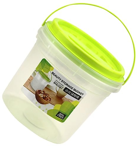 CLISPEED Contenedor Plástico Tapa para Detergente Cubo Doméstico Dispensador De Ropa