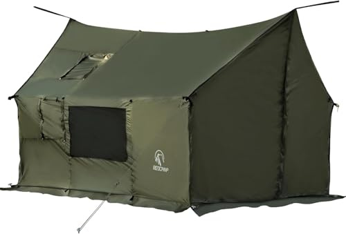 REDCAMP Winter Hammock Hot Tent For 3-4 Person with Snow Skirt | Winter Camping, Spacious Versatile Wall Tent with Snow Skirt, Windproof Waterproof,For Camping Outdoor Hiking