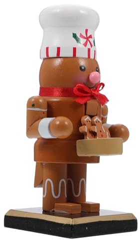 DOITOOL Holz Nussknacker Weihnachtsdeko Bastelset für Zuhause und Party Walnusspuppe Dekoration für Tisch und Raum