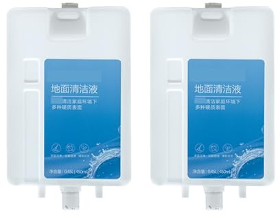 Reinigungsflüssigkeit, Kompatibel Mit Dreame L20 Ultra/L30 Ultra, Staubsaugerzubehör, Flüssiges Reinigungsmittel, Bodenreinigungslösung, 450 Ml(450ml 2PCS)