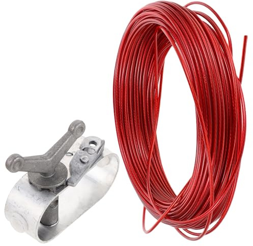 Gadpiparty Aluminiumlegierung Spannseil und Ratschen Winde Verstellbarer Poolabdeckungsdraht Wetterfester Kabelspanner für Oberirdische Pools Winterschutz Kabelwinde Kit