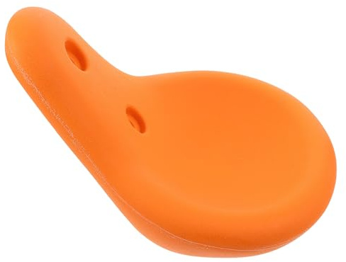 VANZACK Siège Balançoire pour Garçon et Filles en Plastique Robuste Orange Planche de Remplacement Trous Renforcés Format Compact pour Équipements de Jeux de Jardin et Aire de Jeux
