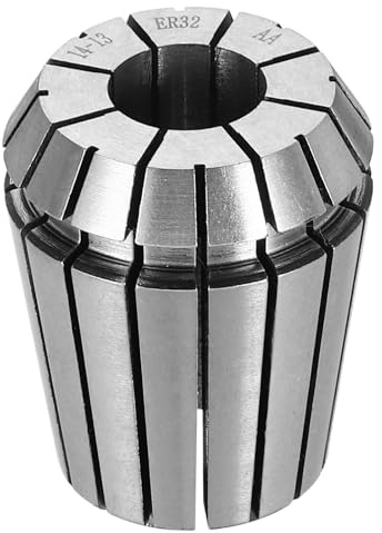 QUARKZMAN Mandrino A Molla ER32 14mm Acciaio Mandrini Di Precisione | Per Molle 65Mn, Per Fresatrici Utensili Tornio CNC Incisione