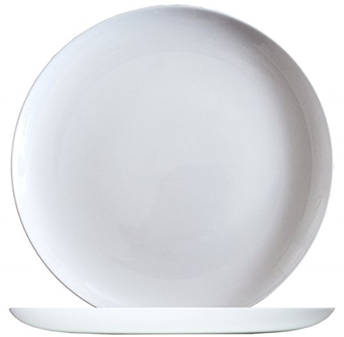 Arcoroc 2 Pizzateller 32cm Hartglas, Stoßfest, Spülmaschinen- und Mikrowellengeeignet