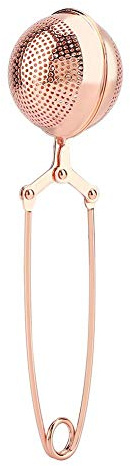 Filtre à thé en pour infuseur à thé, filtre à théière en forme de boule réutilisable en acier inoxydable portable avec poignée (5,5 cm)