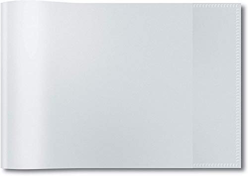 Oxford Heftumschlag A5 quer, aus Kunststoff, transparent, farblos, 10 Stück