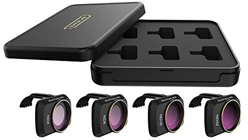 Fututech Kit Objektivfilter ND für DJI Mavic Mini/Mavic Mini 2 Professioneller Objektivfilter für Drohne (Combo 3 ND4*1 ND8*1 ND16*1 ND32*1)