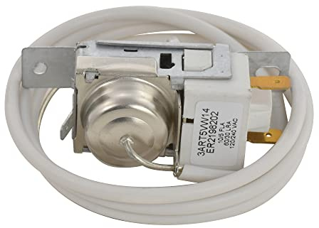 2198202 Refrigerator Cold Control Thermostat - Exact Fit for Whirlpool, Kenmore Replaces Part Numbers: WP2198202 2161284 2198201 PS11739232 AP6006166