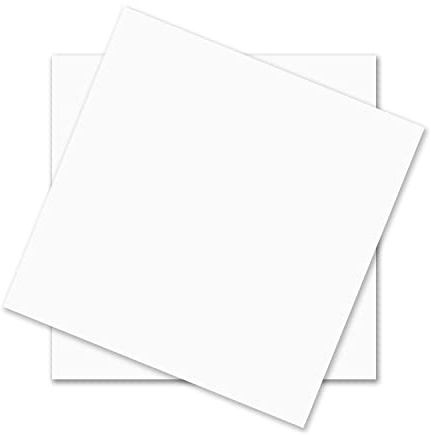 DJP Hellweißer, glatter Karton, 305 x 305 mm, 250 g/m², 20 Blatt, geeignet für die Verwendung mit allen Cricut-Maschinen