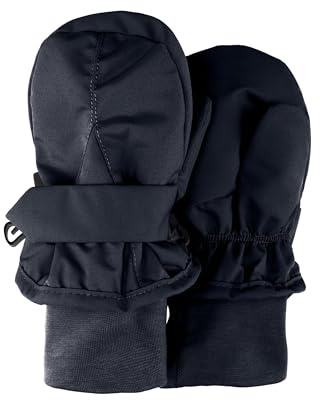 Sterntaler Rips Fäustling mit Daumen, wasserabweisend, mit elastischem Bündchen (Bio) und Klettverschluss - Mädchen Accessoires für Babys & Kleinkinder - warm und funktional - perlrosa, Gr. 2