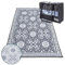Gadgy Alfombra Exterior 200 x 300 cm Resistente a la Intemperie - Elegante Alfombra de Balcón Impermeable - Alfombra de Jardín Reversible - Incluye Bolsa de Transporte