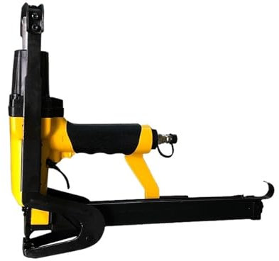 quetwef Agrafeuse pneumatique sans Huile, agrafeuse Robuste Pistolet cloueur pneumatique à Air P88, Outil de Pistolet à Ongles en Forme de U, agrafeuse de clouage for Meubles