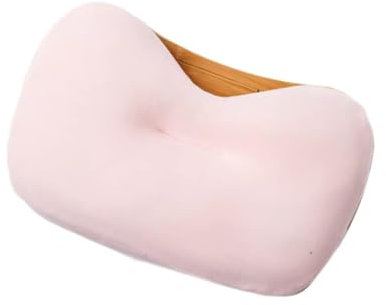 Colcolo Pillow Laptop Desk Knee Computer Desk Save Space Sturdy Bedroom Bay Window Table Notebook Lazy Table for Books Cars, Pink