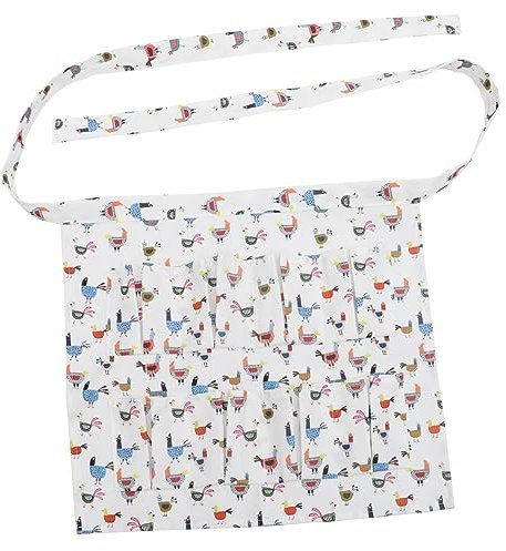 LALADEFIEE Delantal Recogedor De Huevos Con Múltiples Bolsillos Resistente y Cómodo Para Adultos y Niño Niña Para Granjas y Cocina Protección Antifractura Para Huevos Delicados