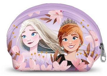 Disney Die Eiskönigin 2 (Frozen 2) Petal-Casual Oval Geldbörse, Lila, 12 x 9 cm