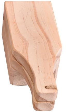 PRETYZOOM Vassoio per Burro in Legno Massello Utensile da Cucina per Schiacciare Platani Pressa per Tostone e Snack Macchina Versatile per Creare Cestini di Banane e Ripieni