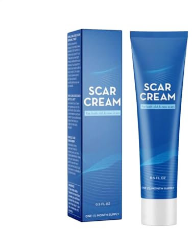 Gel de cicatriz | Gel curativo | Crema de eliminación de cicatrices | Reduce la aparición de cicatrices antiguas y nuevas, heridas, quemaduras, cortes y rasguños, 0.5 fl.