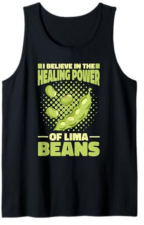 Lima Bean Funny Planting Vegetable Seeds Tank Top