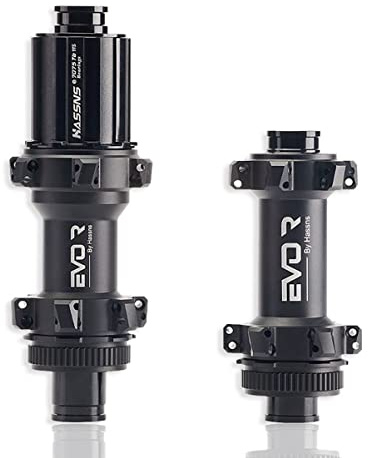 JNTFNE Mozzi per Bici da Corsa, Perno Passante 12x100 mm/12x142 mm, Center Lock, Freno a Disco, 24 Fori, Set mozzi Anteriori e Posteriori per 11 velocità