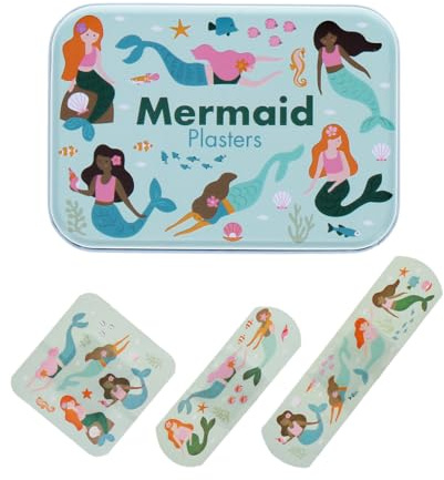 Children's plasters in a tin (30 pcs) - Mermaid