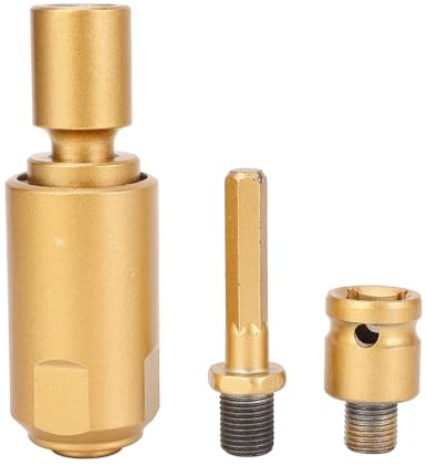 Adaptador de martillo y llave, convertidor de taladro de impacto eléctrico, vástago redondo de acero 406 para entusiastas profesionales hechos a mano