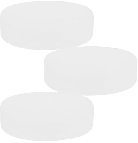 YARNOW 3 Pièces Rondelles de Hockey sur Glace Lot de Pucks Entraînement Résistants Aux Chocs Pucks de Pratique Mat Anti-reflet pour Entraînement Extérieur et Intérieur