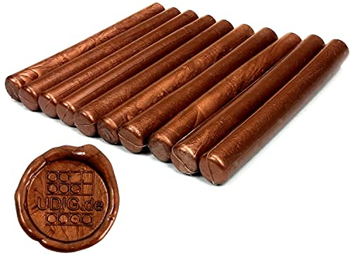 Siegelwachs 11 mm kupfer für Heißklebepistole 10 cm 100 gr.