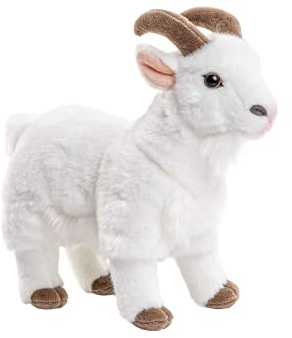Uni-Toys - Bergziege weiß - 29 cm (Länge) - Plüsch-Ziege - Plüschtier, Kuscheltier