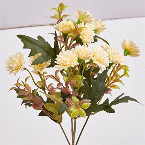 Equirider Ramo de Plantas Verdes Artificiales, Clavel Pastoral, Lila de otoño, fotografía de Boda, decoración Floral