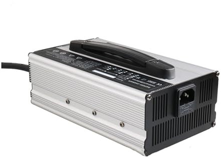 WLEJSL Chargeur Batterie 48 V 15 A pour Chariot Élévateur Électrique avec Écran d'Affichage Adapté à la Charge Batterie au Plomb Acide 48 V,Bare Wire