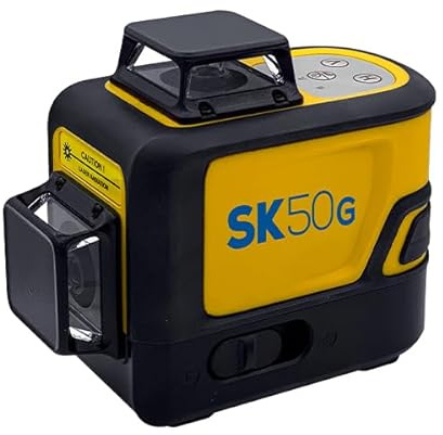 Livella Laser 360° Verde SK50G Spektra, Made in Italy – Livella Laser Verde Autolivellante da Interni con Treppiede, Precisione Professionale per Allineamento, Livellamento, squadro e piombo