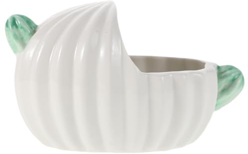 BESTonZON Keramik Hamster Badebad Kaktusform Kleintier Sandbad Wanne Stabil Leicht Reinigbar Für Hamster Chinchillas Rennmäuse Kleine Haustiere Badezimmer Zubehör