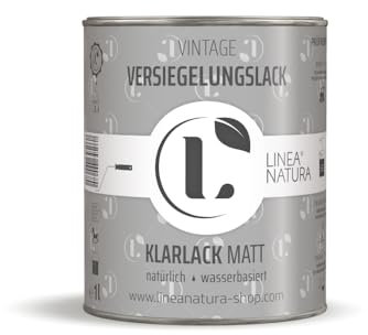 LINEA NATURA® - Barniz de sellado | barniz transparente | muebles | barniz para madera | mate | 1 litro