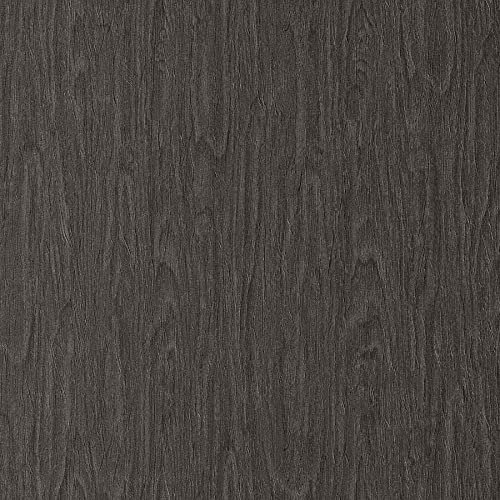 BRICOFLOR Vliestapete | Tapete Holzoptik Holz-Tapete - Schlafzimmer-Tapete Tapeten Schlafzimmer - Grau, Schwarz / Anthrazit | 10,05 x 0,70 m = Rolle 7.04 m²