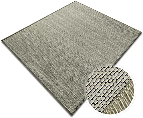 KARAT Tappeto in bambù - Panda - per bagno e soggiorno, 100% bambù per interni naturali (natura, 90 x 120 cm)