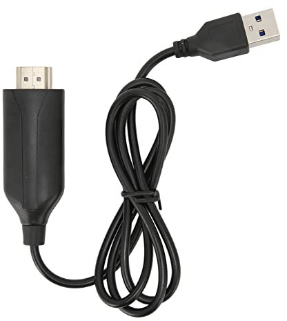 Septpenta HD Multimedia Schnittstelle Zur USB Videoaufnahmekarte, Eingebauter Hochwertiger Chip 60Hz 1080P, ABS Material, Robust und Stabil für Android 8.0 und Höher