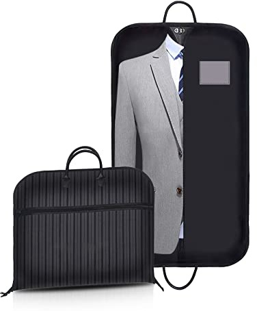 VISOOM Kleidersack | 100x 60 cm | Anzugtasche Kleidersäcke Atmungsaktive Kleidersack Anzug Schutzhülle für Anzug Jacke Kleid Reisen und Aufbewahrung Herren Damen(Oxford-Stoff)