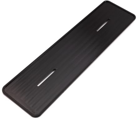 Delta Parts Auto-Kennzeichenhalter Car 520 × 110 mm Dark Black extra schmal | Extra schmaler CNC-gefräster Kfz-Kennzeichenhalter; für Pick-ups, US-Cars, Sportwagen, Oldtimer. Made in Germany.