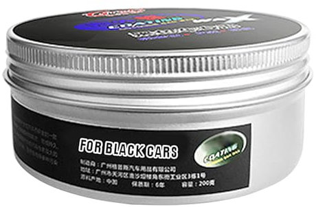 SVCEQZE 200g Schwarzer Auto Kratzer Entferner, Autopolitur Schwarz Polituren, Exterior Car Detailing Scratch Remover Wartungswachs, Autopolitur Kratzer Entfernen Auto