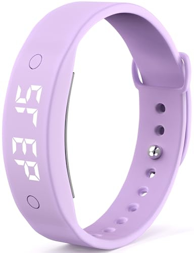 findtime Podomètre - Montre numérique - Pour homme et femme - Sans application et téléphone portable - Avec réveil, coutdown et date - Calories - Chronomètre - Montre de fitness - Pour garçons et